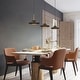 Conia Modern 1Light Black Gold Pendant Lights for Kitchen Island 9